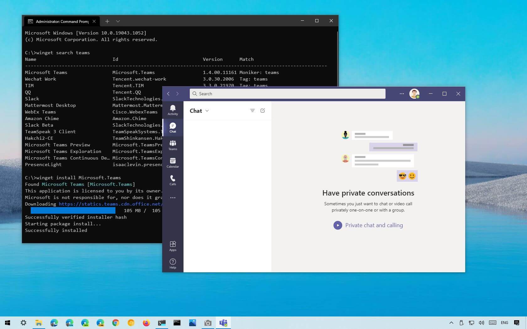 Download Microsoft teams for pc