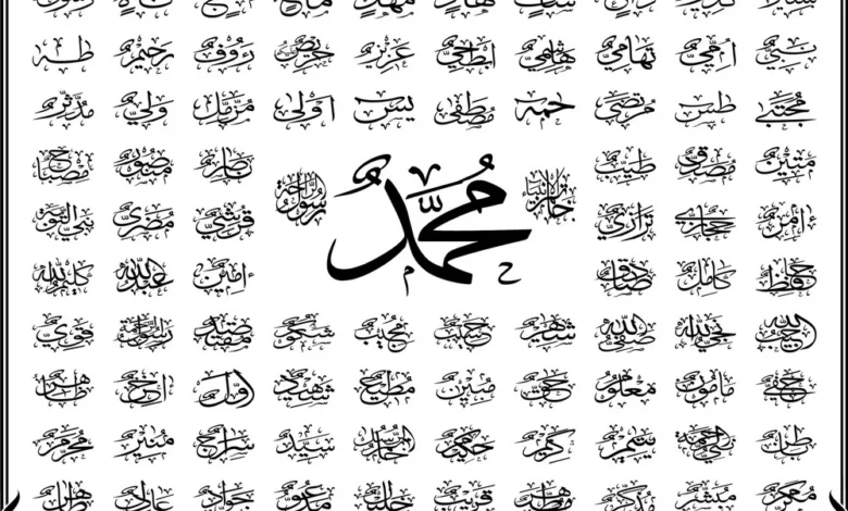 names of prophet muhammad