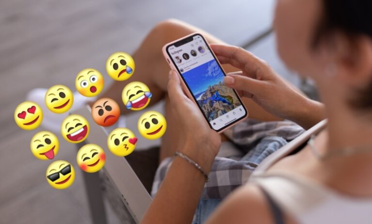 Reacting to Instagram Messages with Emojis