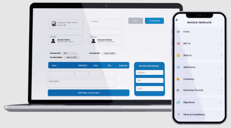 Zintego Invoice Generator App