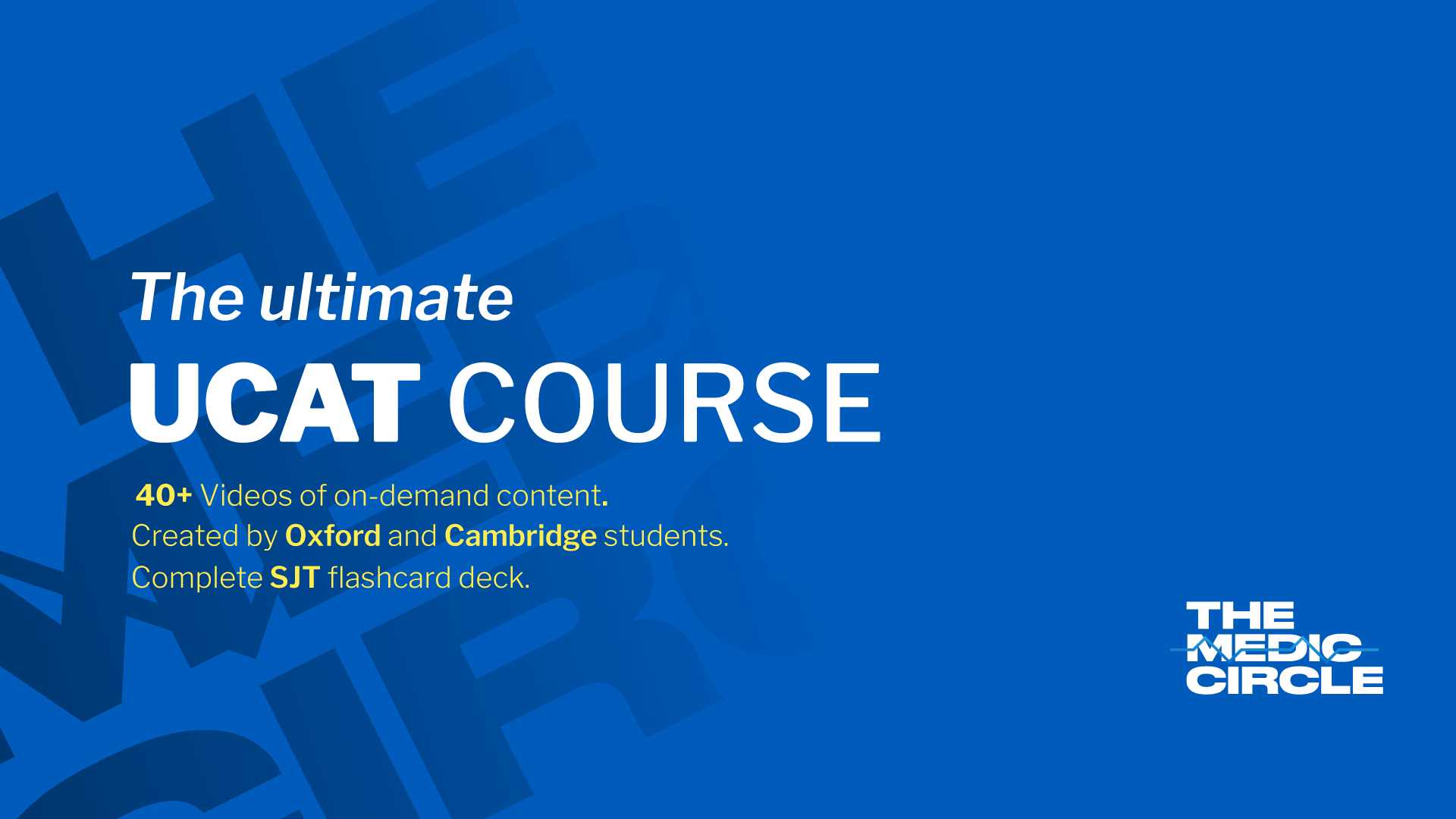 UCAT Course
