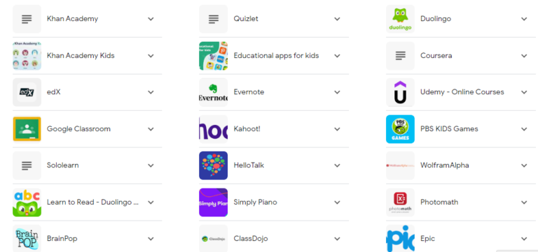 Educational Apps For Kids