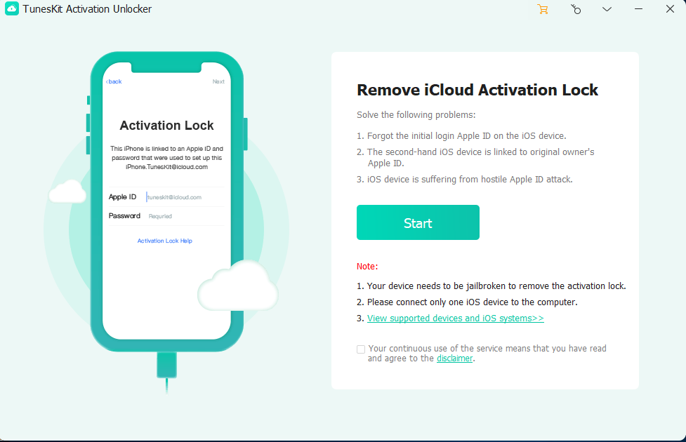 TunesKit Activation Unlocker