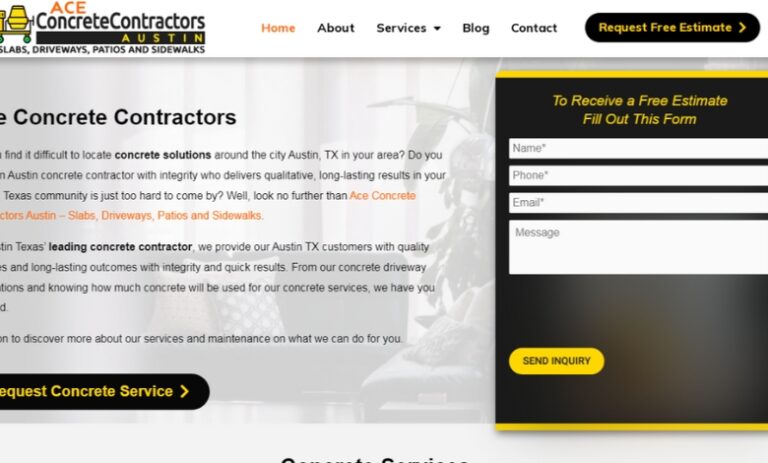 Ace Concrete Contractors Austin: Experts in Slabs, Driveways, Patios, and Sidewalks