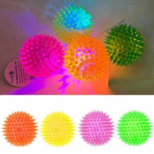 Hard Rubber Light-Up Ball For Dogs
