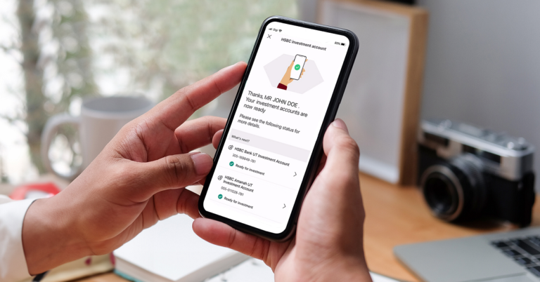 Open Investment Accounts on a Smartphone