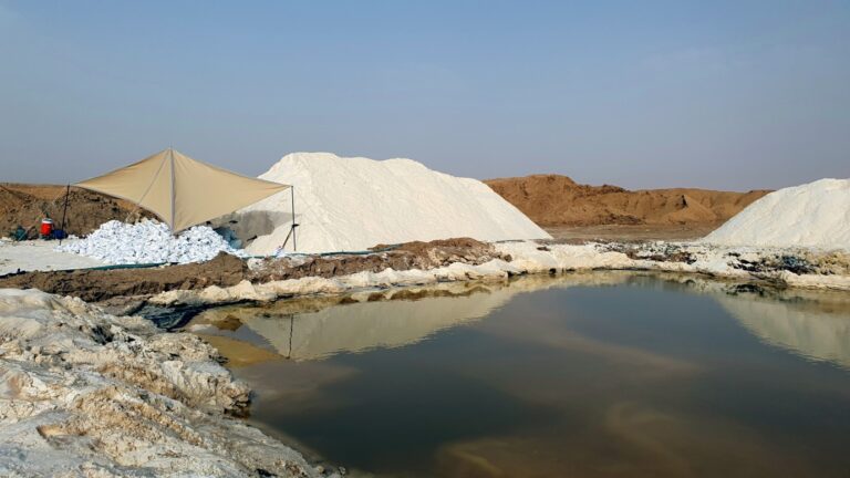 Al Qasab Salt Flats in Saudi Arabia
