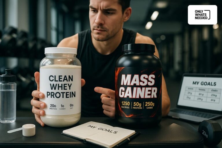 Clean Whey vs Mass Gainers: What’s Right for You?
