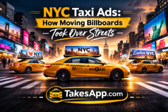 NYC Taxi Ads How Moving Billboards Took Over Streets