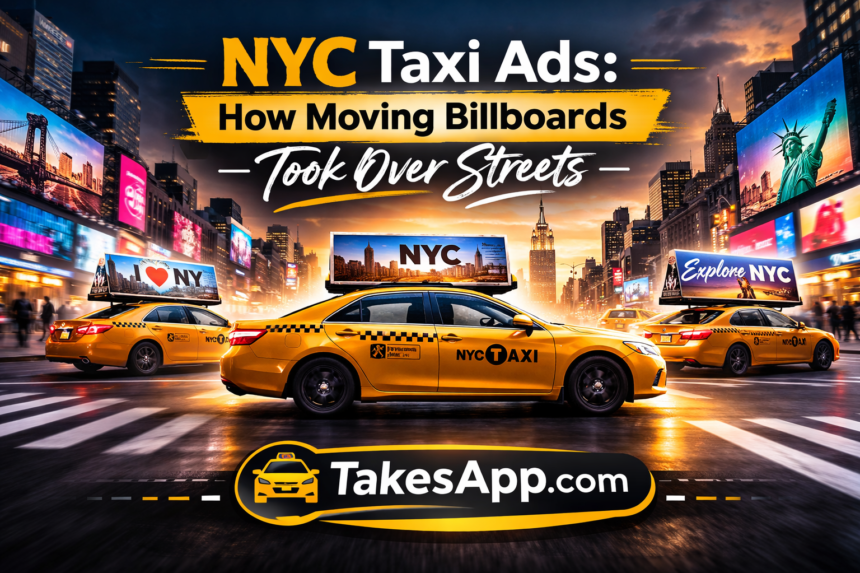 NYC Taxi Ads How Moving Billboards Took Over Streets